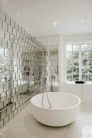 Spiegelfliesen Mirror Tiles Badezimmer Innenausstattung Badezimmer Renovieren Modernes Badezimmer