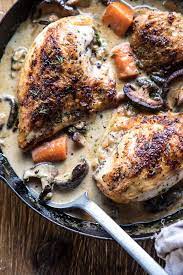 Easy Coq Au Riesling Half Baked Harvest Recipe Half Baked Harvest Recipes Recipes Half Baked Harvest