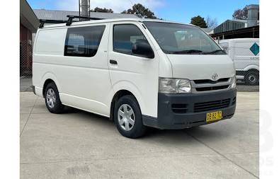 2008 Toyota HiAce (H200) Van, AI generated