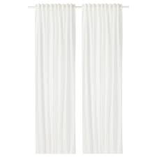 Aina 2 Gardinenschals Weiss Ikea Osterreich En 2020 Rideaux Suspendus Rideaux Tringle Rideau