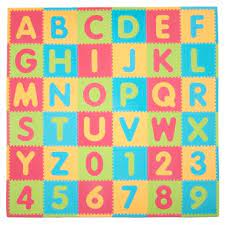 Abc foam playmat learning toy set. Trademark 96 Piece Foam Floor Alphabet And Number Puzzle Mat For Kids Walmart Com
