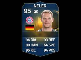 Manuel neuer is a german professional football player who best plays at the goalkeeper position for the fc bayern münchen in the bundesliga. Fifa 15 Tots Neuer 95 In Depth Player Review W Gameplay Youtube