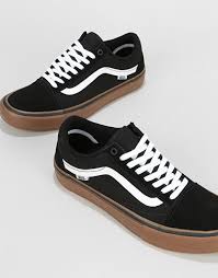 Black And Gum Vans Vans Old Skool Pro Skate Shoes Black White Medium Gum Vans Old Skool Black Shoes Vans