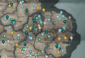 Angleterre ⭐ , france, nice: Assassin S Creed Valhalla Interactive Map Map Genie