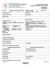 Maybe you would like to learn more about one of these? Loggers Broad Form Insurance California Fill Online Printable Fillable Blank Pdffiller