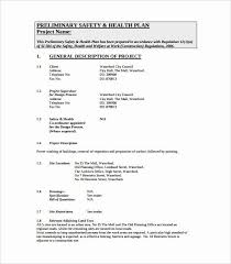 Health And Safety Plan Template Inspirational 13 Health And Safety Plan Templates Free Sample In 2020 Health And Safety How To Plan Health Plan