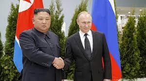 Vladimir putin gave a high appraisal of the. Putin Honors Kim Jong Un With A Wwii Memorial Medal News Dw 05 05 2020