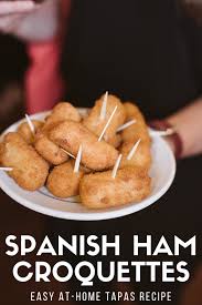 Croquetas De Jamon Serrano Recipe Traditional Spanish Ham Croquettes Spanish Sabores Recipe Tapas Recipes Croquettes Recipes