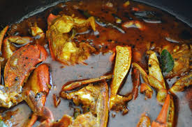 Spicy And Flavorful Kerala Style Crab Curry To Go With Hot Steaming Rice Crab Recipes Curry Indian Food Recipes