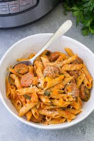 I was impressed with the delicious flavor combination in the meatballs. Instant Pot Pasta With Sausage Kristine S Kitchen