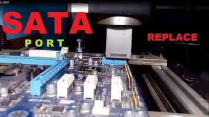 If you have a mix of sata version, the ports corresponding to a generation will. How To Replace Sata Port On Motherboard Youtube