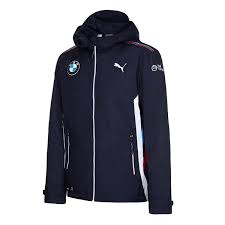 Bmw Men S Blue Windbreaker Produced By Puma Mens Navy Windbreaker Team Jackets