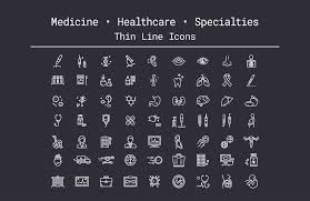Universal icon symbols group of 4 modern flat icons of castle, sd card, laptop, insurance, storage editable vector design elements universal icon symbols. 40 Healthcare Medical Icon Sets Decolore Net
