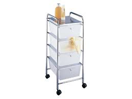 Interdesign 36562eu 4 schubladen umdrehbarer turm. Wenko Rollwagen Messina Mit Chromgestell 4 Rollen Kunststoff Schubladen Aus Stahl Lidl De