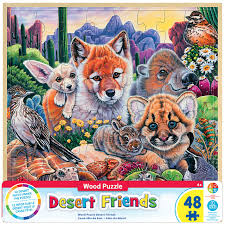 A scientific study has shown that cows produce more milk when they listen to classical furthermore, these animals also have many strange peculiarities, as can be seen in the list of weird and interesting facts about. Wood Fun Facts Of Desert Friends 48 Piece Kids Puzzle