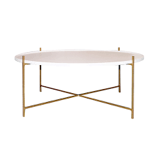 Get the best deals on white modern coffee tables. Steel Round Coffee Table White Murray Wells