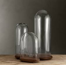 Perfect for succulents, decor vignettes, seasonal decor, candles, terrariums, etc. 1920s French Glass Cloche