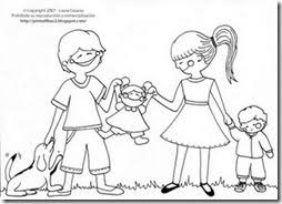 Dibujos e imagenes de familia para colorear e imprimir. Dibujos Dia De La Familia Para Colorear Colorear Dibujos Infantiles