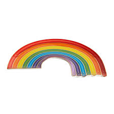 Featuring the designer's bold rainbow hand pattern, this jonathan adler puzzle is a stylish brain teaser. Buy Jonathan Adler Dripping Rainbow Trinket Tray Multi Amara