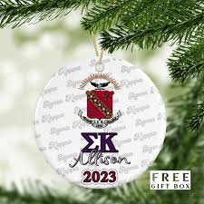 Sigma Kappa Sorority Ornament: Custom College Merch for Big Little Sorority  Gifts