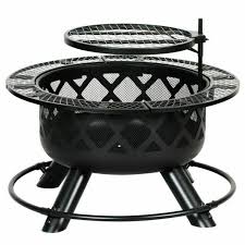 Check out grill toppers on ebay. Bali Wood Burning Fire Pit 32 Black For Sale Online Ebay