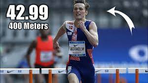But then he went and broke that record as he won gold. Karsten Warholm S Epic 400 Meter World Record Attempt 2021 Diamond League Lausanne 42 99 Youtube