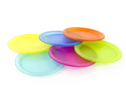 Plastic Plates Reusable 6 Pieces Picnic Plates Set Assorted Colors New Picnic Plates Plastic Plates Dinnerware Set Colorful