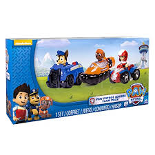 ✓zuma está de moda, ¡ya 448.967 partidas! Paw Patrol Racers Team Pack Chase Zuma Ryder Set 3 Mini Vehculos Al Rescate La Patrulla Canina 0 1 Juguetes Patrulla Canina
