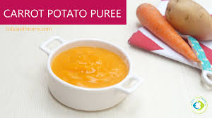 Baby food carrot cake, ingredients: Carrot Potato Puree Recipe For Babies 6 Months Baby Food Recipe Tots And Moms