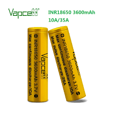 Check spelling or type a new query. Free Shipping Vapcell Original 18650 3600mah 10a 35a High Power Capacity 3 7v 18650 Li Ion Rechargeable Batteries Cell Rechargeable Batteries Aliexpress