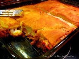 Pizza Hot Dish Like A Deep Dish Pizza Casserole Food Hotdish Recipes Recipes