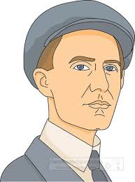 People Clipart-wilbur wright clipart 02