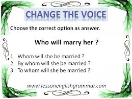 Let the door be opened. English Learning Made Easy Simple Change The Voice Active And Passive Voice Imperative And Interrogative Sentences Sentences With Two Objects Contd From Previous Post
