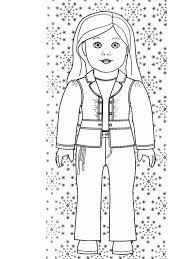 Since 1986, american girl has been releasing dolls that grab your. American Girl Doll Coloring Pages Free Printable American Girl Doll Coloring Pages
