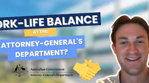 How is the work-life balance for lawyers at the Attorney-General's  Department?