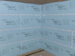 Picture Of Foam Board Sealed With Tyvek Tape In A Basement Basement Insulation Insulating Basement Walls Finishing Basement