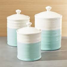 The wonderfully intricate floral patterns of these classically styled talavera kitchen canisters will complement any. Aqua Dip Canisters Aqua Kitchen Tiffany Blue Kitchen Turquoise Kitchen