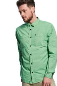 Chemise petrol industries coupe slim pour homme. Chemise Petrol Industries Mss15shl424 Vert Homme Ebay
