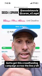 I really believe this is going to be an important film and you can get it  across the crowdfunding line now… ,  https://seedandspark.com/fund/wood-street#story