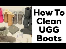 How to clean ugg boots without a special cleaner. How To Clean Ugg Boots Youtube