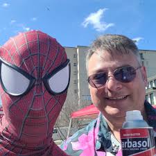 Spencer Jock as Yellowjacket from Ant-man.