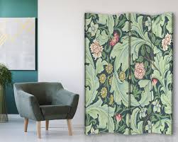 Check spelling or type a new query. Room Divider Floral Wallpaper William Morris Indoor Decorative Canvas Screen