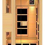 Helo Family Infrarotkabine Tana Sun 1 90 99 184 Cm 12 Mm Carbonflex Strahler Fronteinstieg Aus Hemlock Mit Easy Aufbau System Durch Spa