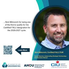 We are pleased to announce that Nick Milinovich is one of the first to  achieve their certification for the next cycle.