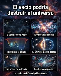 Y SI EL VACÍO CUÁNTICO ES INESTABLE? En física moderna, el vacío no es la  nada. Es el estado de menor energía de los campos cuánticos que llenan todo  el universo. Pero