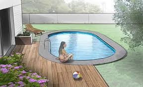 Free form above ground pool. Optimum Pools Swim Above Ground