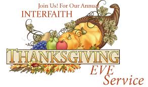 And this thanksgiving service reminds us that we do not need to search too much to find our own way. Annual Interfaith Thanksgiving Eve Service Chalice