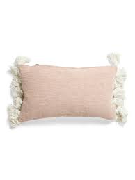14x24 Chunky Tassel Pillow Throw Pillows Marshalls In 2020 Tassel Pillow Pillows Throw Pillows