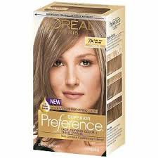 Loreal Preference 7a Dark Ash Blonde Is A Dark Blonde Shade With Ash Tones From L Oreal Preference Loreal Hair Color Dark Ash Blonde Ash Blonde
