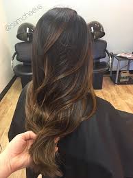 Brown Warm Caramel Honey Chocolate Balayage Highlights For Dark Hair Types Asian Latina Indi Dark Hair With Highlights Black Hair With Highlights Asian Hair